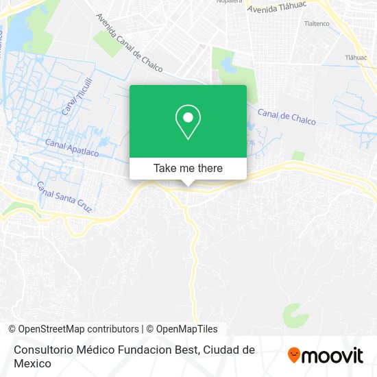 Mapa de Consultorio Médico Fundacion Best