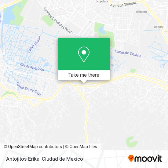 Mapa de Antojitos Erika