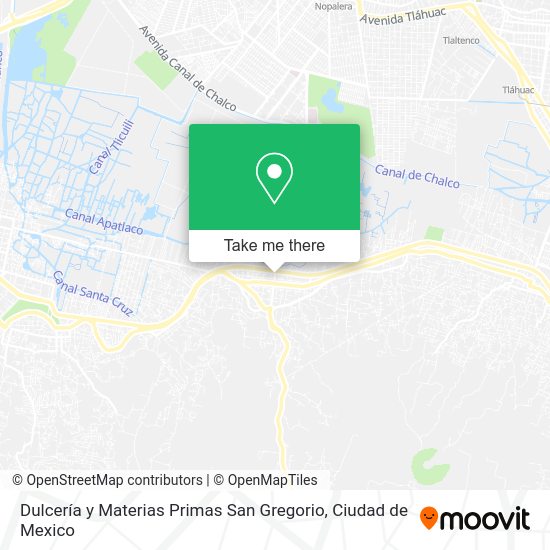 Dulcería y Materias Primas San Gregorio map