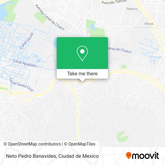 Neto Pedro Benavides map