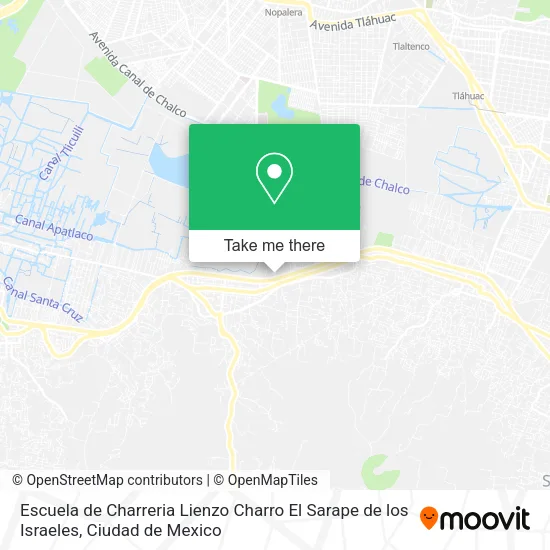 Escuela de Charreria Lienzo Charro El Sarape de los Israeles map
