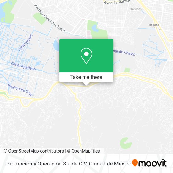 Promocion y Operación S a de C V map