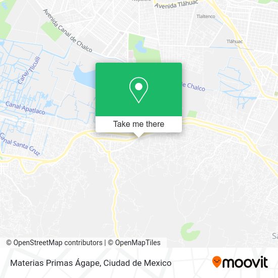Materias Primas Ágape map