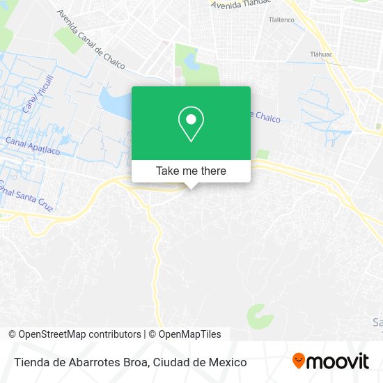 Mapa de Tienda de Abarrotes Broa