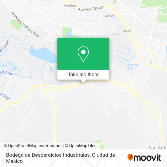 Bodega de Desperdicios Industriales map