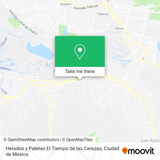 Helados y Paletas El Tiempo de las Cerezas map