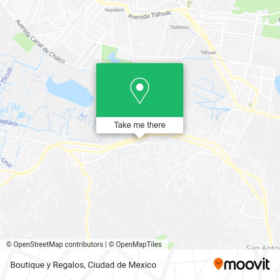 Boutique y Regalos map