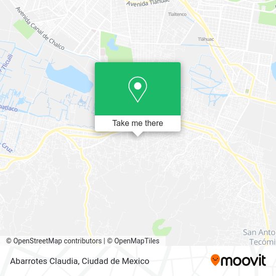 Mapa de Abarrotes Claudia