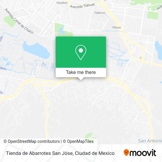 Tienda de Abarrotes San Jóse map