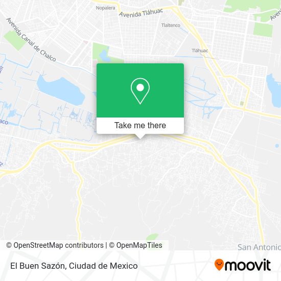 Mapa de El Buen Sazón