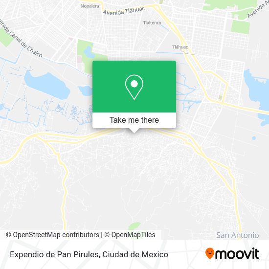 Mapa de Expendio de Pan Pirules