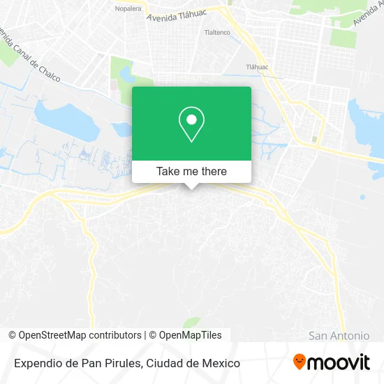 Expendio de Pan Pirules map