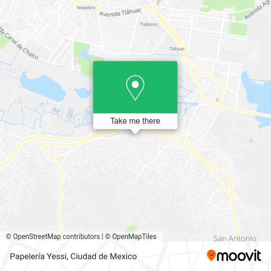 Mapa de Papelería Yessi