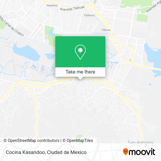 Cocina Kasandoo map
