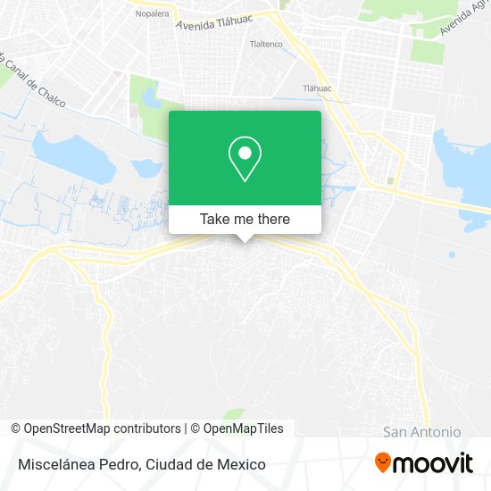 Miscelánea Pedro map