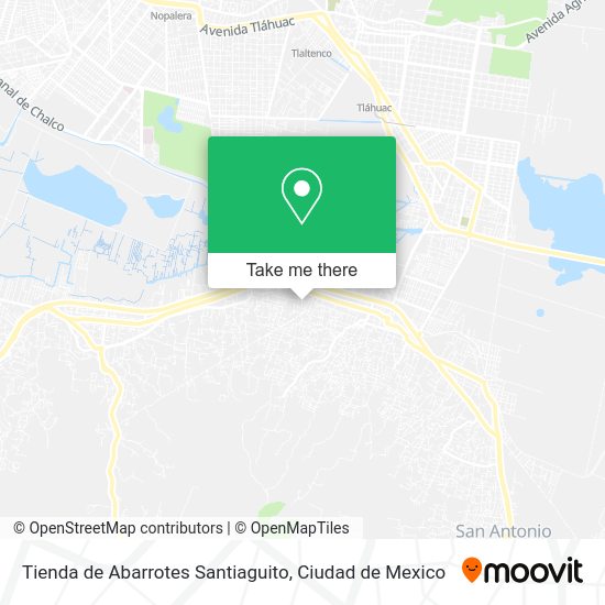 Mapa de Tienda de Abarrotes Santiaguito