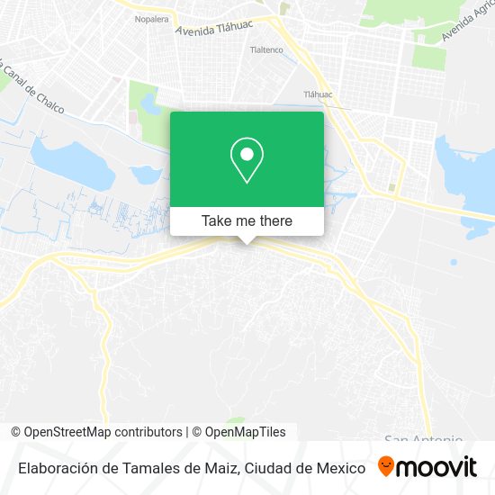 Mapa de Elaboración de Tamales de Maiz