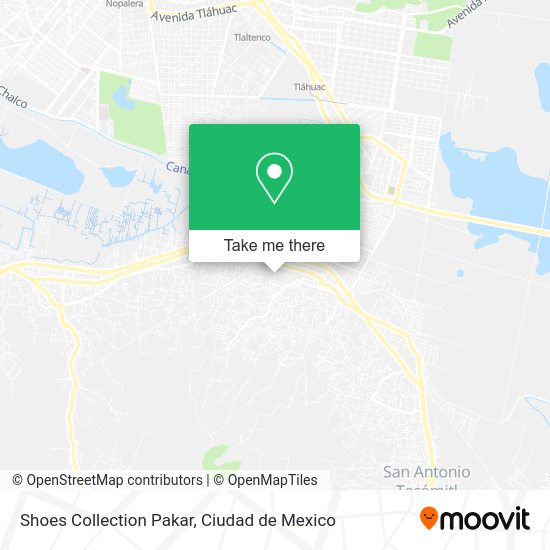 Mapa de Shoes Collection Pakar