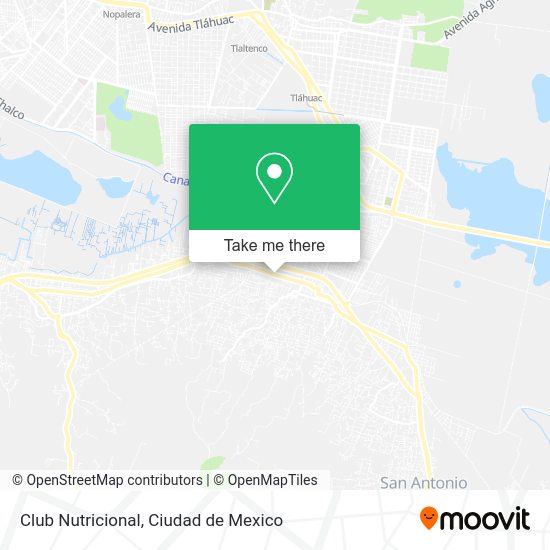 Mapa de Club Nutricional