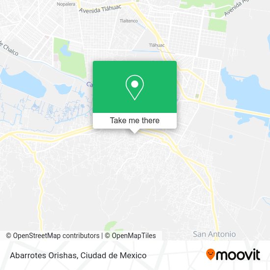 Mapa de Abarrotes Orishas