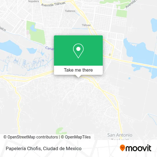 Papelería Chofis map