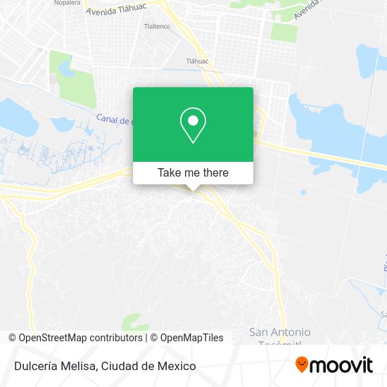 Dulcería Melisa map