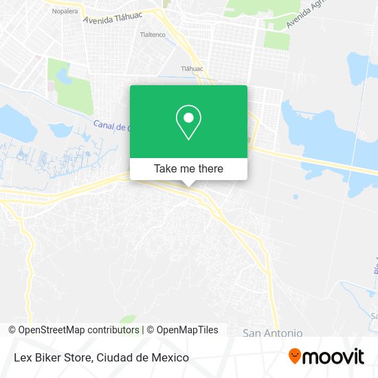Lex Biker Store map