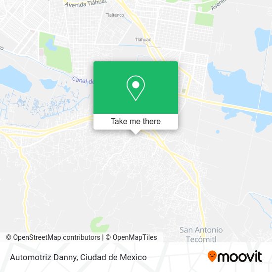 Mapa de Automotriz Danny
