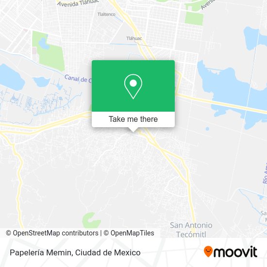 Papelería Memin map