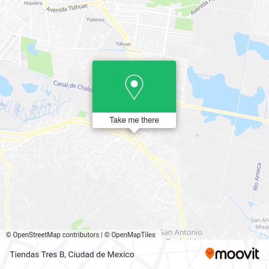 Tiendas Tres B map