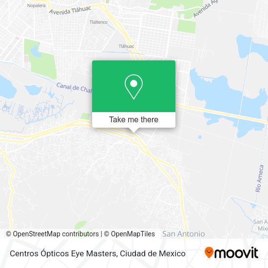 Mapa de Centros Ópticos Eye Masters