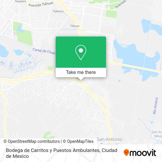 Bodega de Carritos y Puestos Ambulantes map