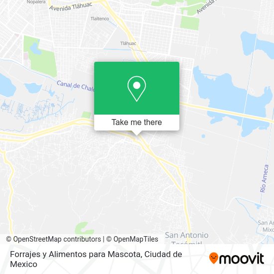 Forrajes y Alimentos para Mascota map
