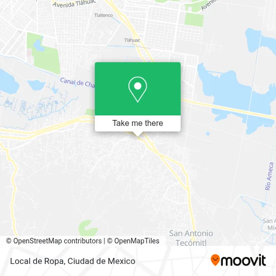 Local de Ropa map
