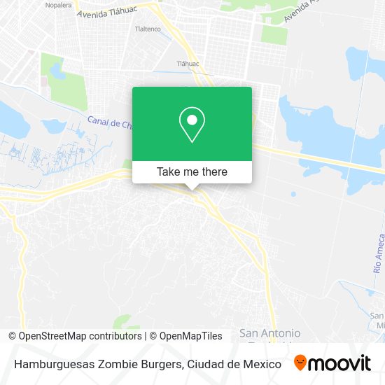 Mapa de Hamburguesas Zombie Burgers