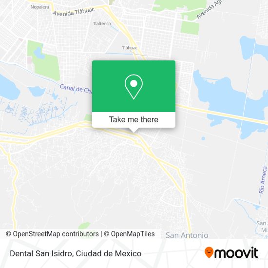 Mapa de Dental San Isidro