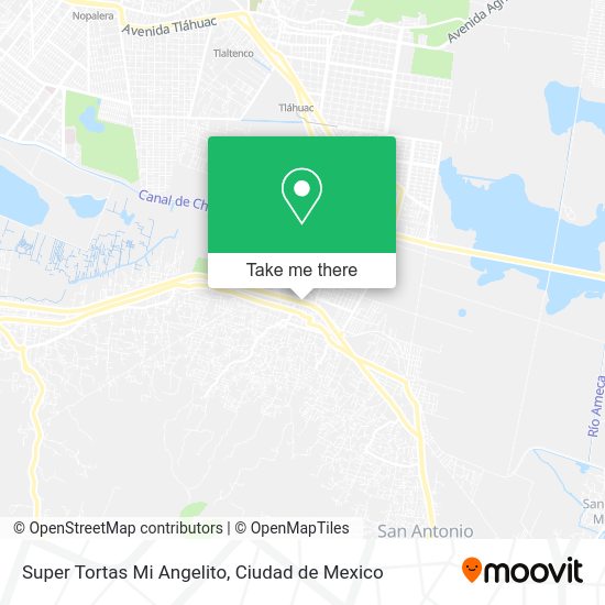 Super Tortas Mi Angelito map
