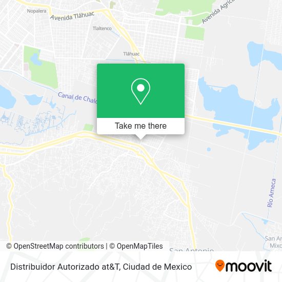 Distribuidor Autorizado at&T map