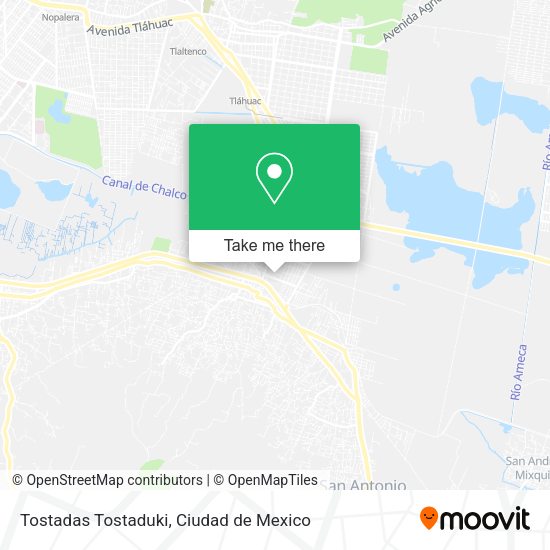 Tostadas Tostaduki map