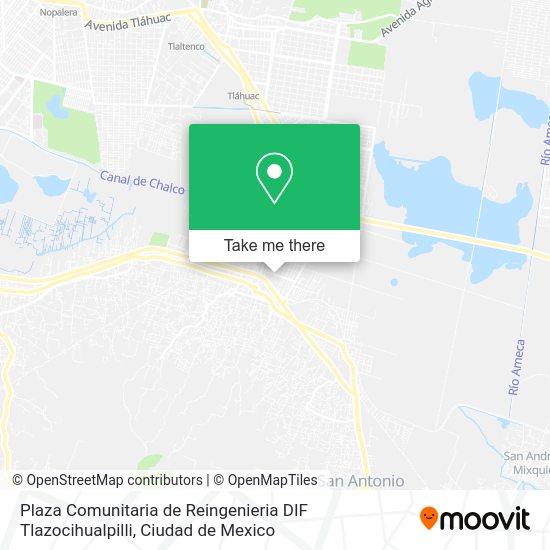 Plaza Comunitaria de Reingenieria DIF Tlazocihualpilli map