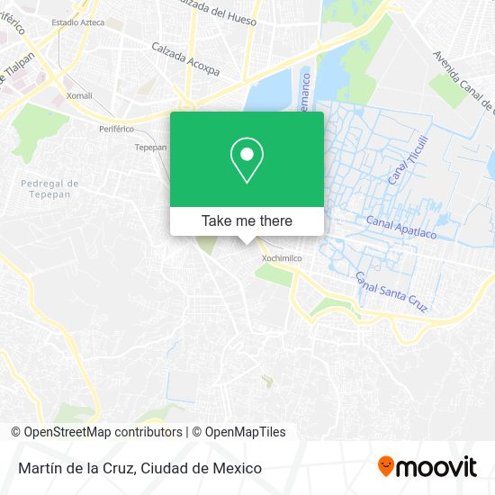 Martín de la Cruz map