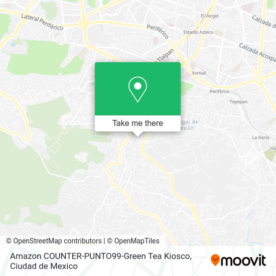 Amazon COUNTER-PUNTO99-Green Tea Kiosco map