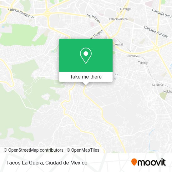 Tacos La Guera map