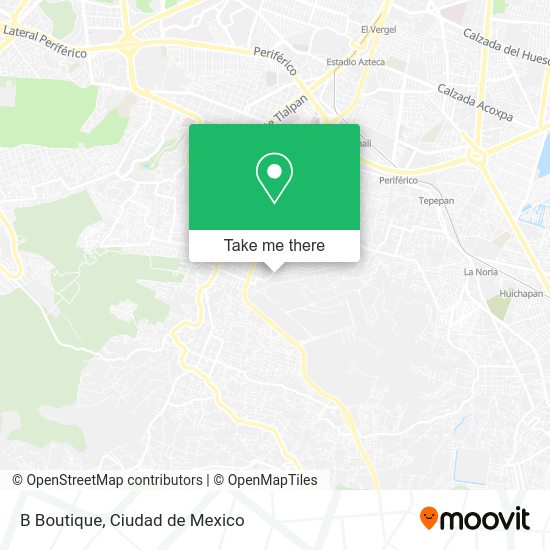 Mapa de B Boutique