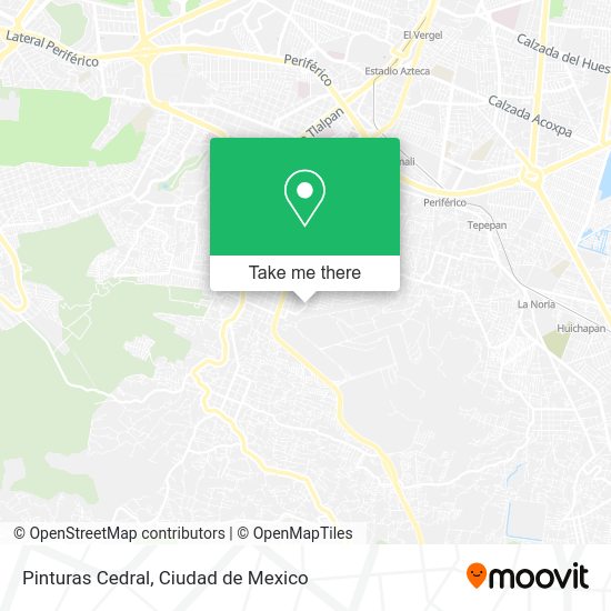 Pinturas Cedral map