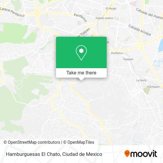 Hamburguesas El Chato map