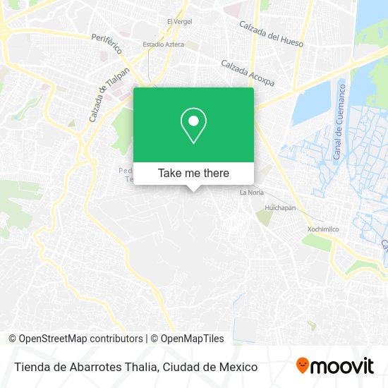 Tienda de Abarrotes Thalia map