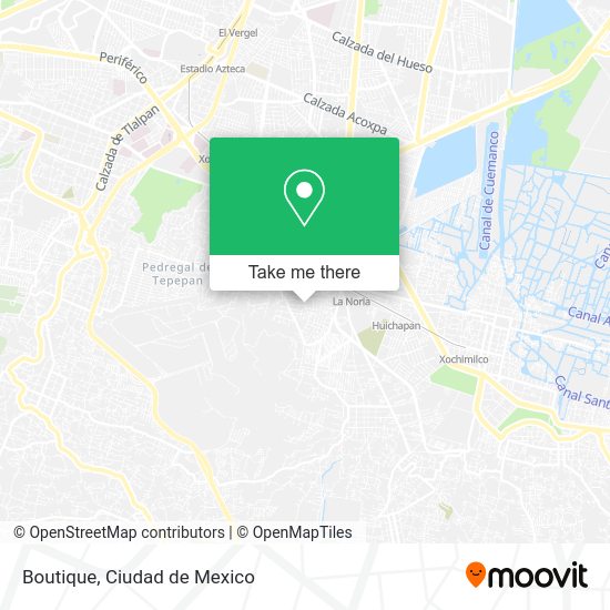 Mapa de Boutique