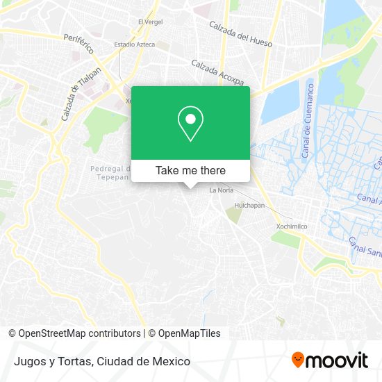 Mapa de Jugos y Tortas