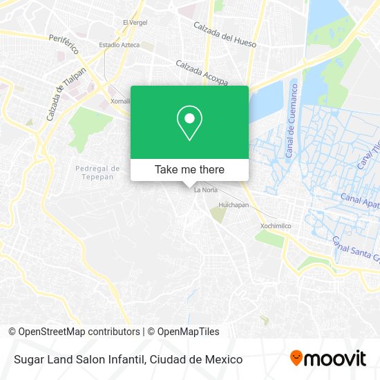 Sugar Land Salon Infantil map